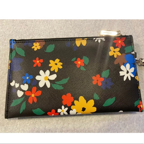 Medium double zip wristlet staci sailing floral - Picture 2 of 9